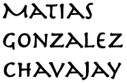 Matias Gonzalez Chavajay